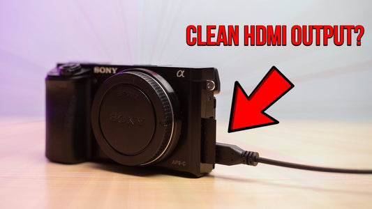 Does The Sony a6000 Have Clean HDMI Output? (a6000, a6100, a6300, a6400, a6500, a6600)